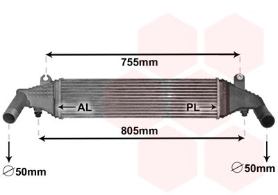 VAN WEZEL Интеркулер 27004267